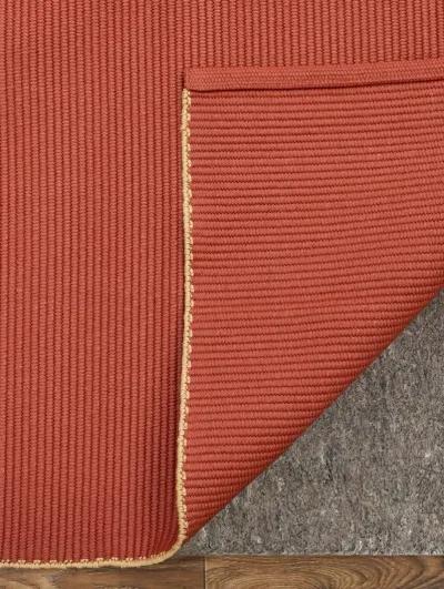 Theo 0827F 4' x 6' Red/Tan Rug