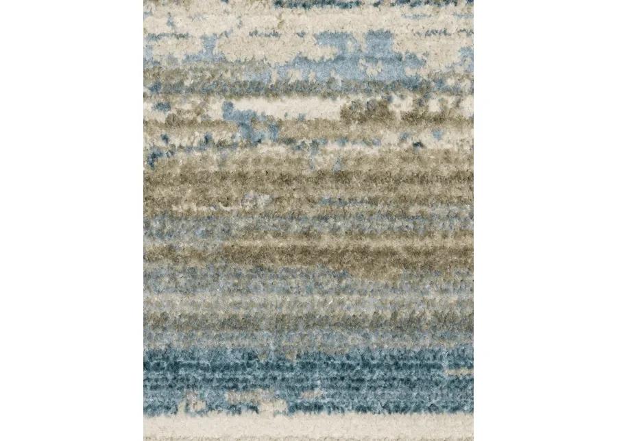 Bauer 3'10" x 5'5" Blue Rug