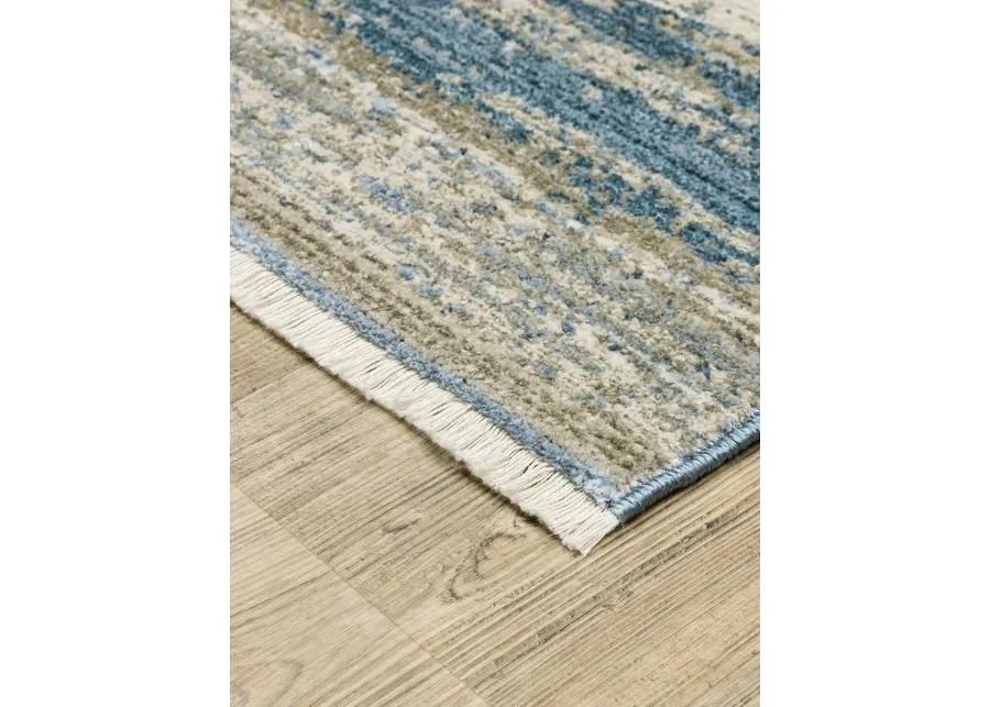 Bauer 3'10" x 5'5" Blue Rug