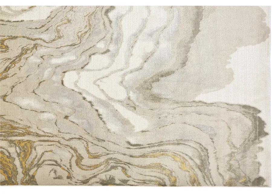 Waldor 3602F Gold/Ivory/Gray 10' x 13'2" Rug