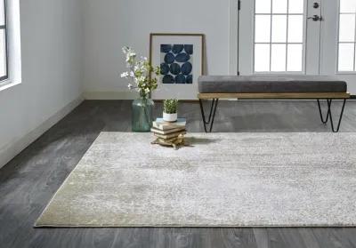 Aura 3739F Ivory/Gray/Gold 5' x 8' Rug