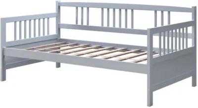 Twin Size Wooden Slats Daybed Bed with Rails