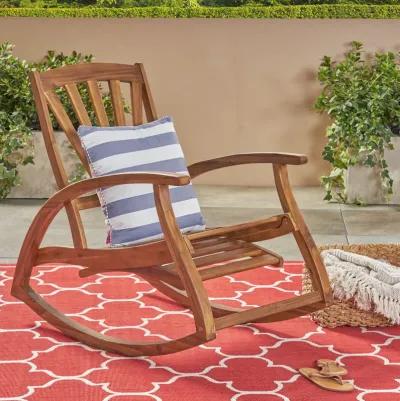 Merax Outdoor Patio Recliner Rocking Chair