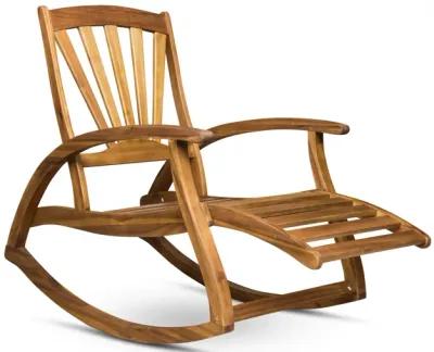 Merax Outdoor Patio Recliner Rocking Chair