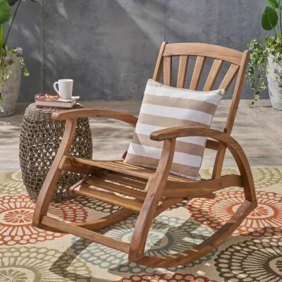 Merax Outdoor Patio Recliner Rocking Chair