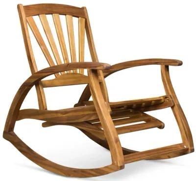 Merax Outdoor Patio Recliner Rocking Chair