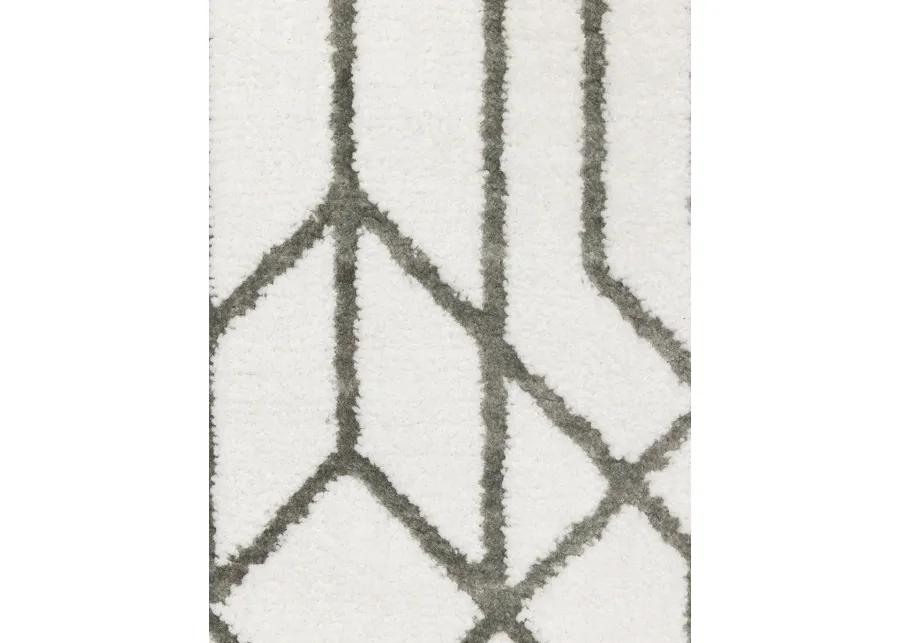 Montecito 5'3" x 7'6" White Rug