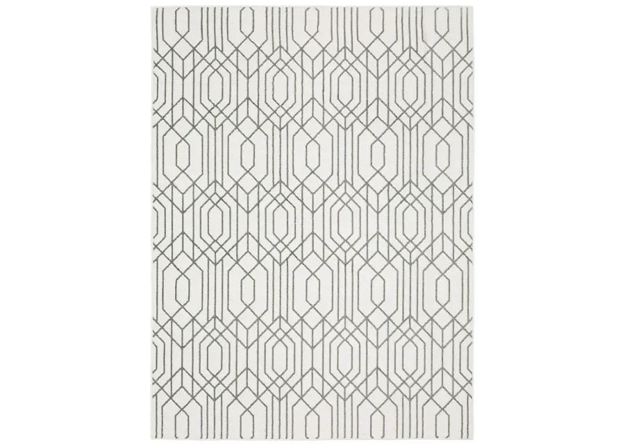 Montecito 5'3" x 7'6" White Rug