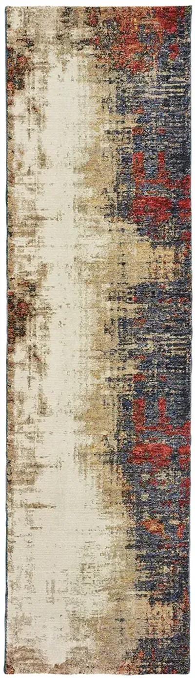 Evolution 2'3" x 8' Ivory Rug