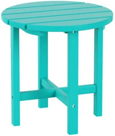 WestinTrends Outdoor Patio Round Adirondack Side Table