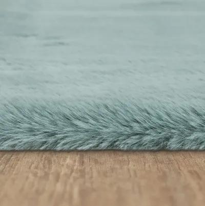 Lavish Plush Green Fog 2' x 5' Bath Mat