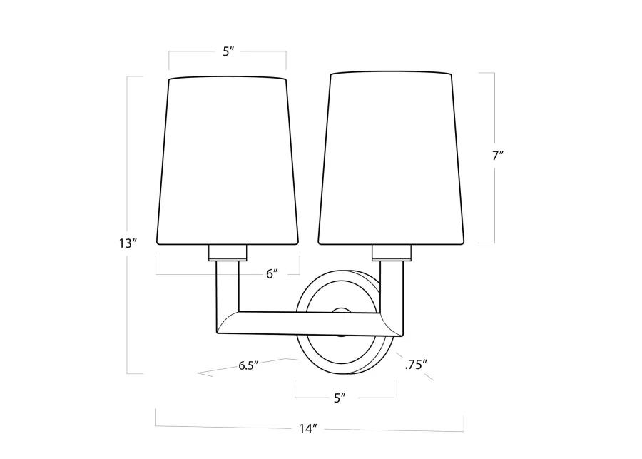 Legend Sconce Double