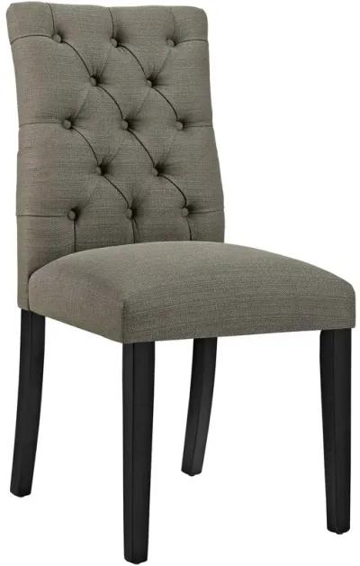 Duchess Button Tufted Fabric Dining Chair