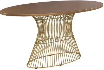 Gracie Mills Sotelo Elegant Oval Essence Dining Table