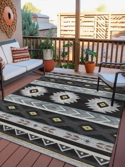 Phoenix PH3 Black 9' x 12' Rug