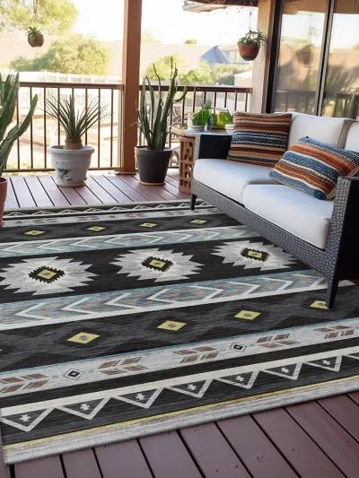 Phoenix PH3 Black 9' x 12' Rug