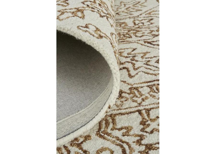 Belfort 8778F Ivory/Brown 5' x 8' Rug