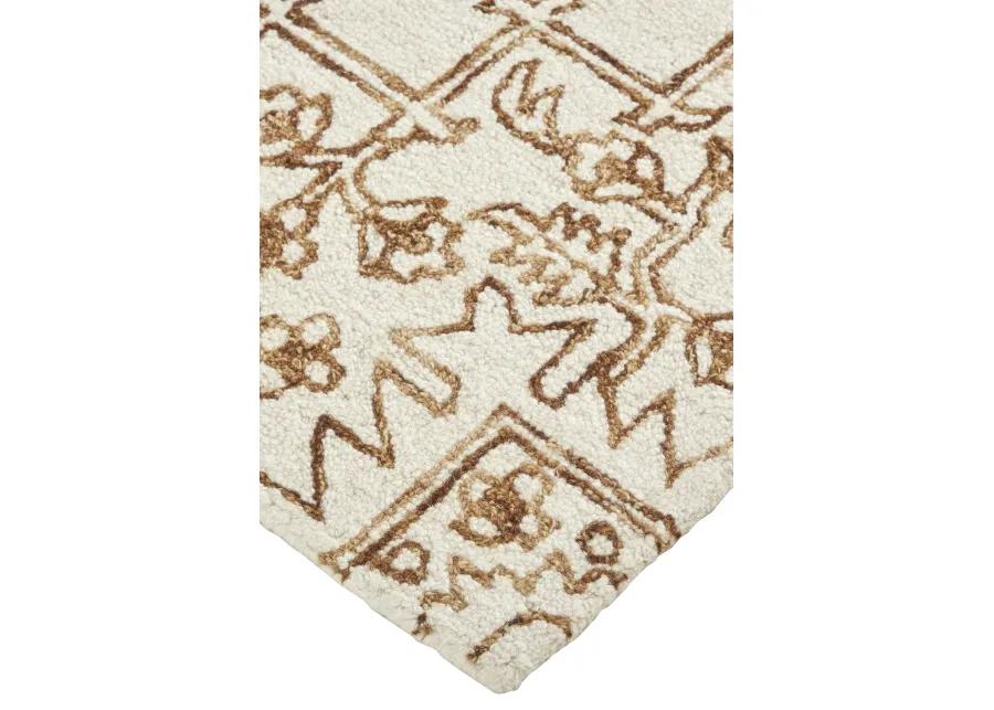 Belfort 8778F Ivory/Brown 5' x 8' Rug