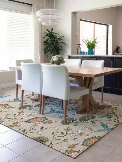 Kendall KE19 Putty 5' x 7'6" Rug