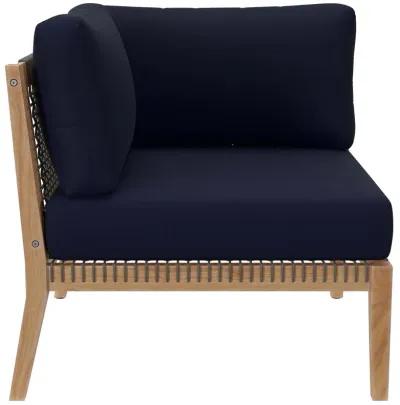 Modway - Clearwater Outdoor Patio Teak Wood Loveseat