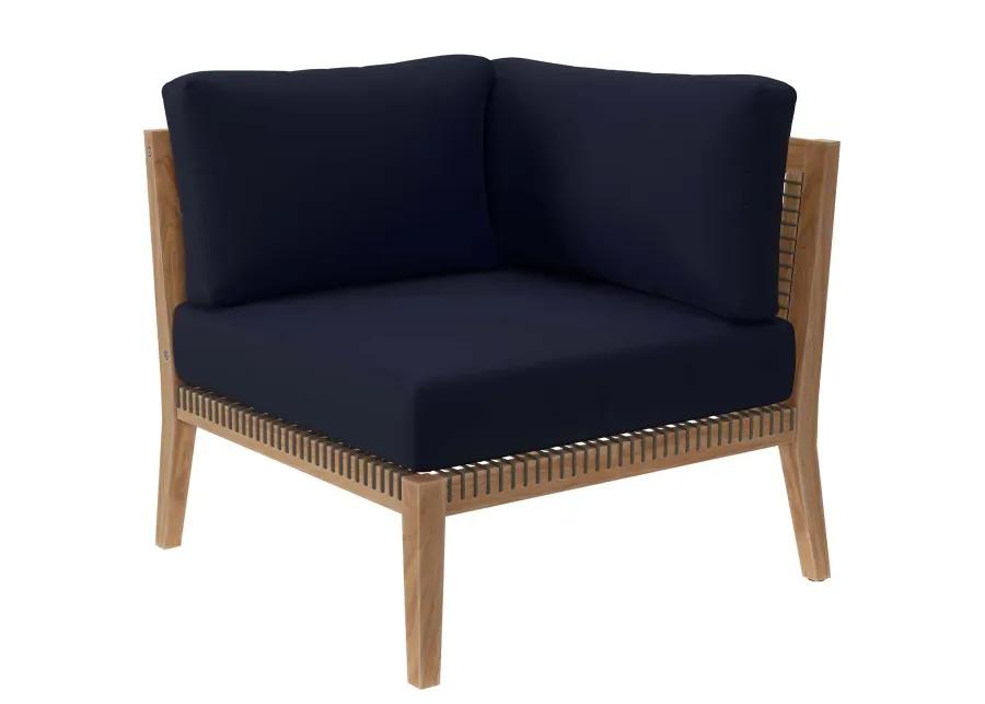 Modway - Clearwater Outdoor Patio Teak Wood Loveseat