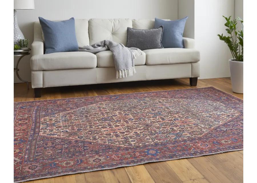 Rawlins 39HJF Red/Tan/Blue 3'11" x 6' Rug