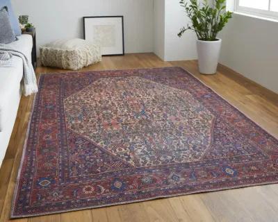 Rawlins 39HJF Red/Tan/Blue 3'11" x 6' Rug