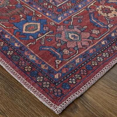 Rawlins 39HJF Red/Tan/Blue 3'11" x 6' Rug