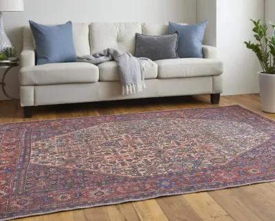 Rawlins 39HJF Red/Tan/Blue 3'11" x 6' Rug