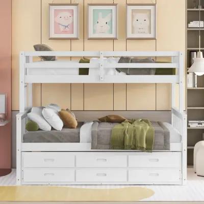 Merax Separable Bunk Bed with Storage Drawers