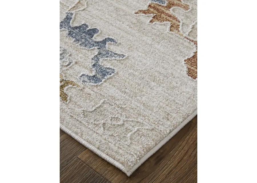 Pasha 39M8F 9'0" x 12'8" Ivory/Blue/Gold Rug