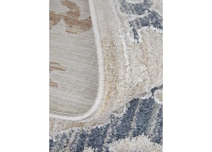 Pasha 39M8F 9'0" x 12'8" Ivory/Blue/Gold Rug