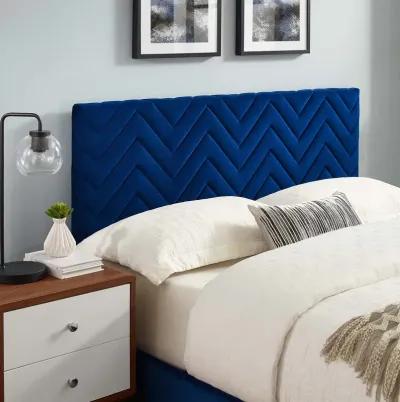 Modway - Leah Chevron Tufted Performance Velvet King Platform Bed