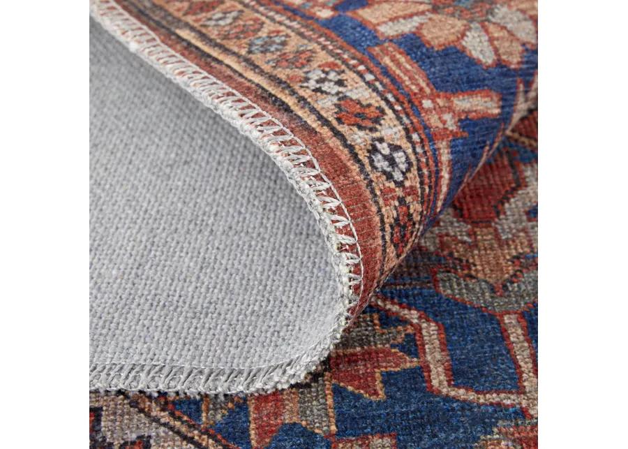 Rawlins 39HQF Red/Tan/Blue 3'11" x 6' Rug