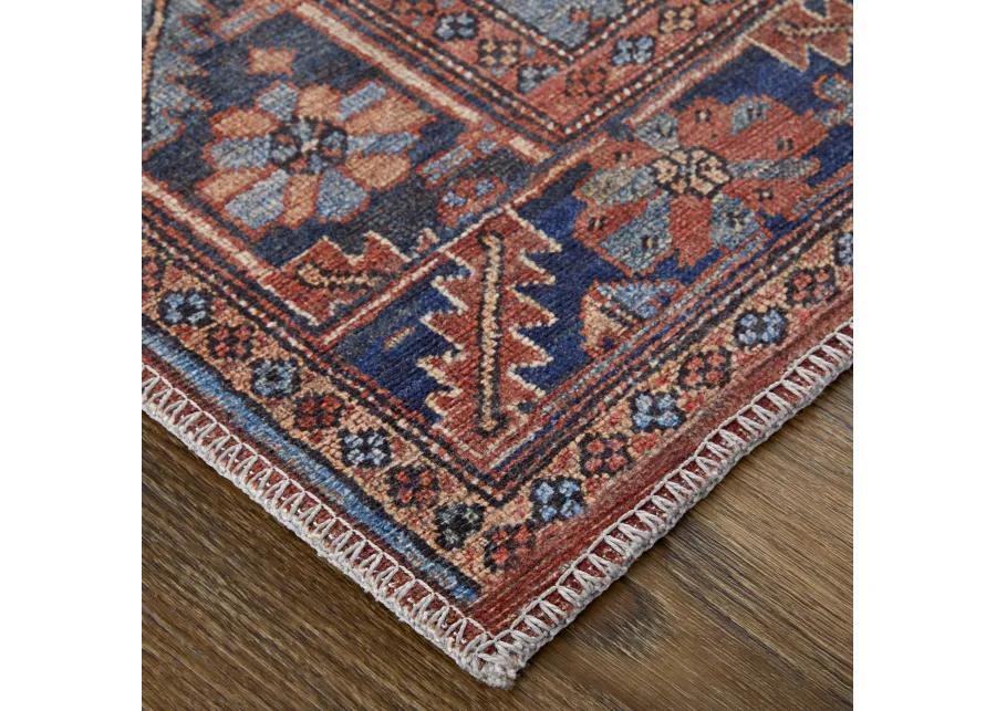 Rawlins 39HQF Red/Tan/Blue 3'11" x 6' Rug