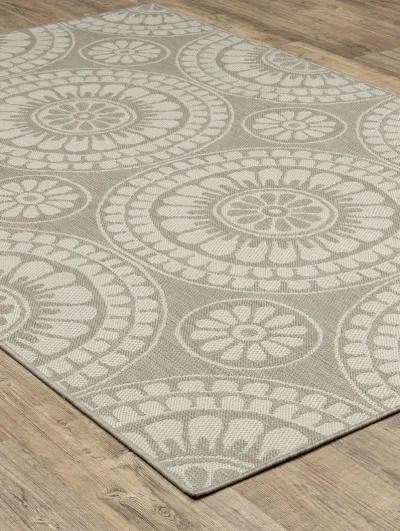 Portofino 5'3" x 7'3" Grey Rug