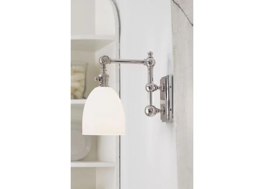 Pimlico Single Light in Polished Nickel