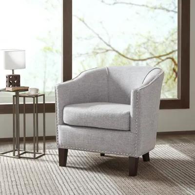 Gracie Mills Landon Contemporary Barrel Arm Chair