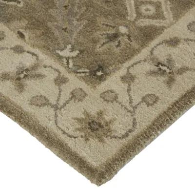 Eaton 8424F Green/Brown/Taupe 2'6" x 10' Rug