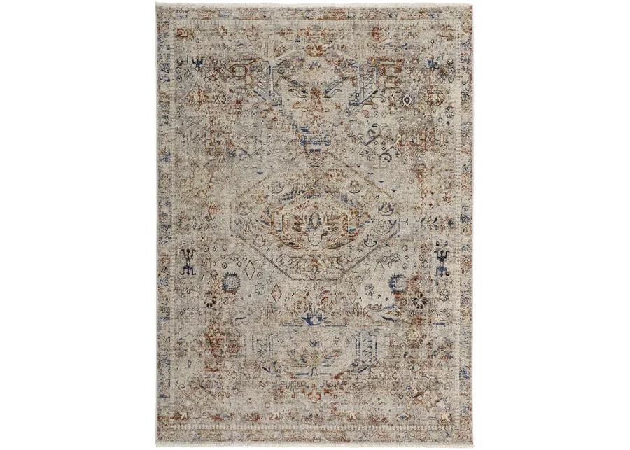 Kaia 39GJF Tan/Orange/Red 9'8" x 12'8" Rug