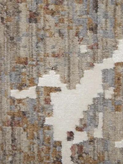 Pryor 39NHF 2' x 3' Taupe/Brown/White Rug