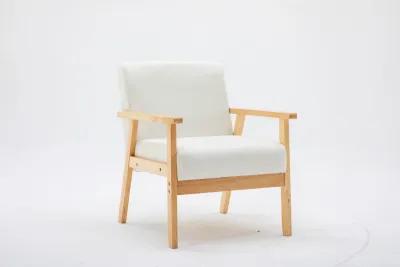 Bahamas Beige Linen Fabric Chair