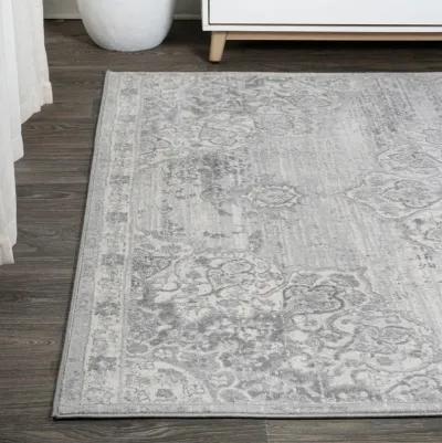 Modern Persian Vintage Moroccan Medallion Area Rug