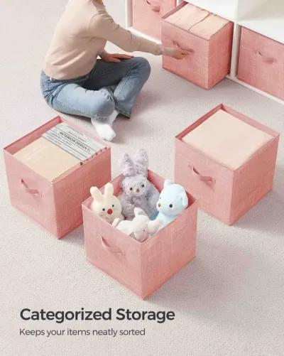 Set of 8 Storage Cubes for Versatile Organization and Space-Saving Storage