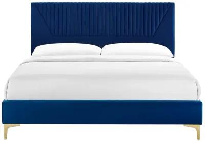 Modway - Yasmine Channel Tufted Performance Velvet Twin Platform Bed