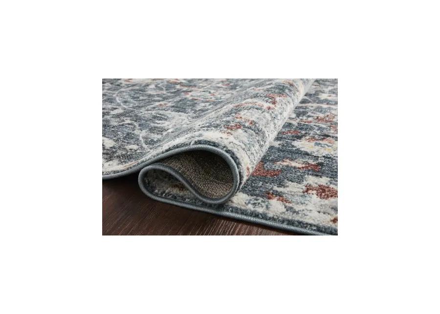 Cassandra CSN04 Blue/Rust 6'7" x 9'3" Rug