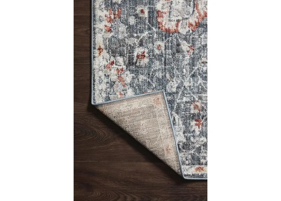 Cassandra CSN04 Blue/Rust 6'7" x 9'3" Rug