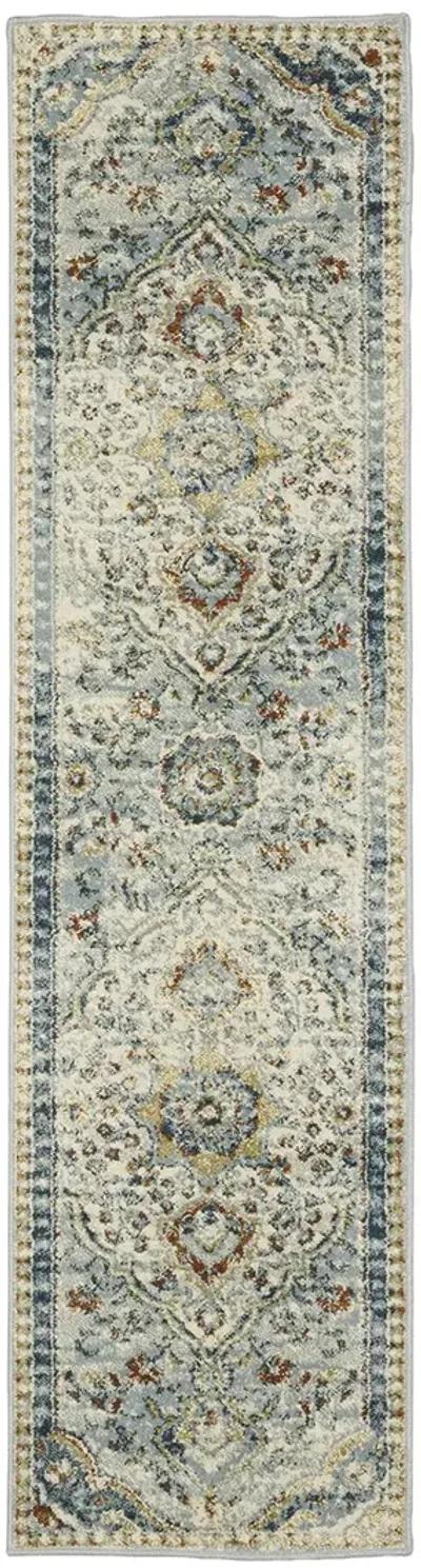 Branson 1'10" x 7'3" Blue Rug