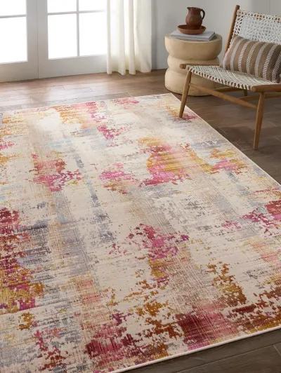 Bequest Vidame Multicolor 3' x 8' Runner Rug