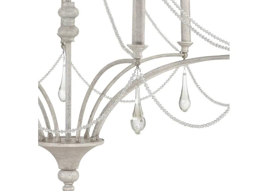 French Parlor 38'' Wide 9-Light Chandelier